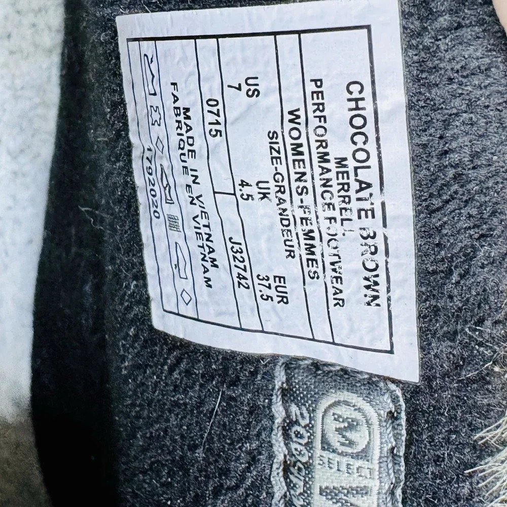Merrell Fluorecein Shell 6 Women's Insulated Boots Size 7 Brown Winter Snow Rain